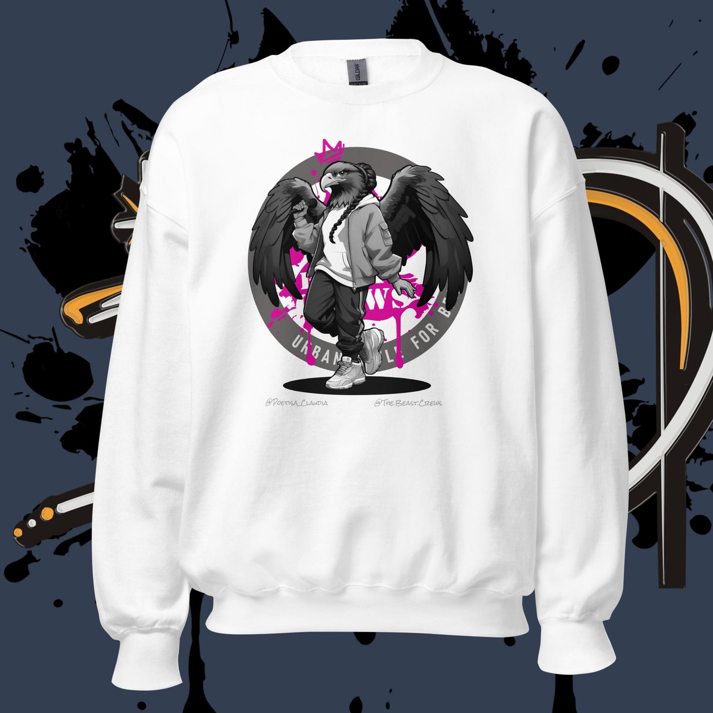 Poetisa Grayscale - Unisex Sweatshirt