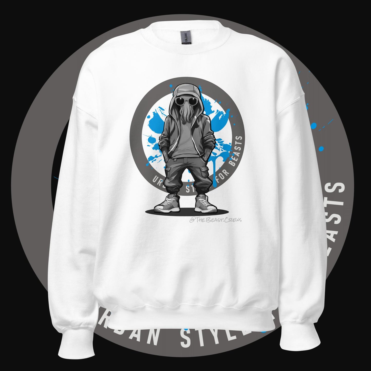Octopus Grayscale - Unisex Sweatshirt