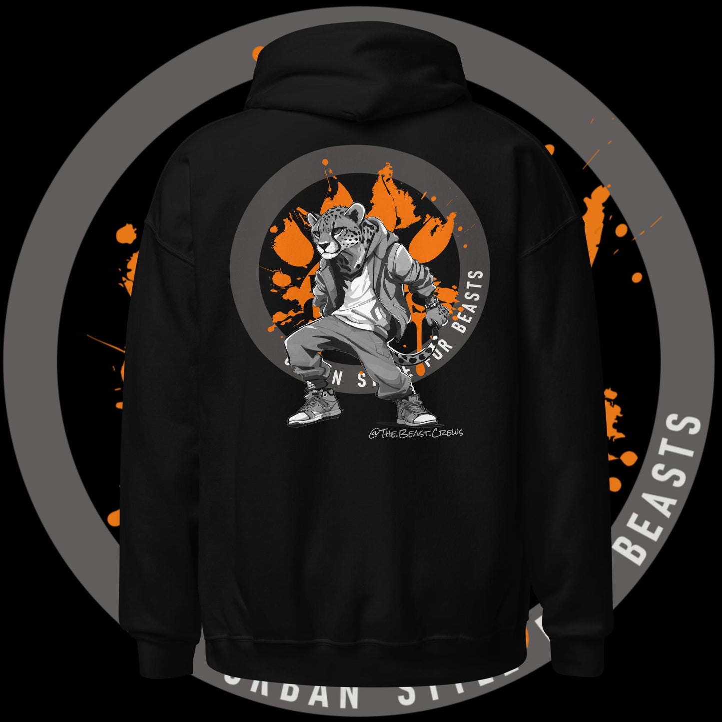 Cheetah Grayscale - Unisex Hoodie