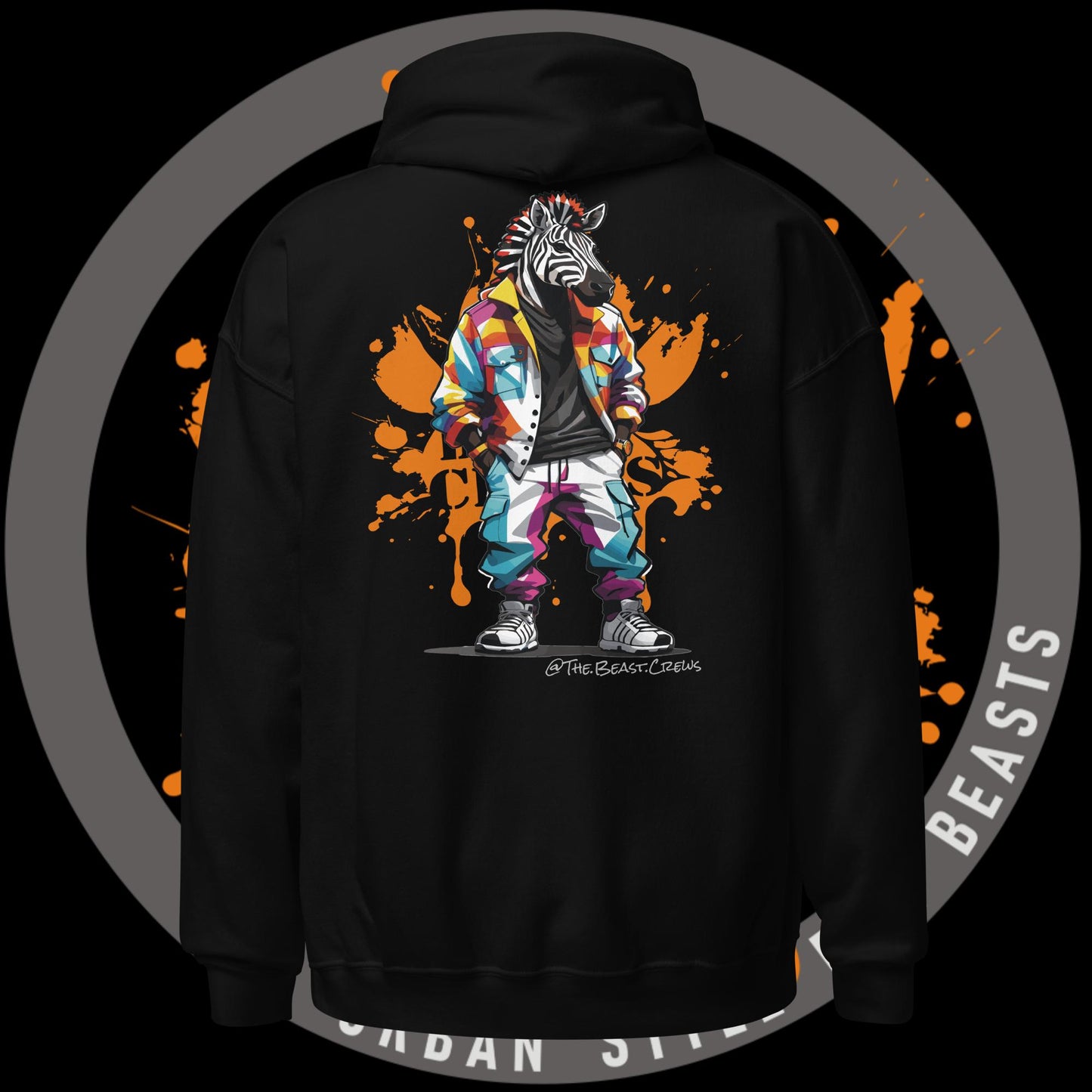 Zebra Full Color - Unisex Hoodie