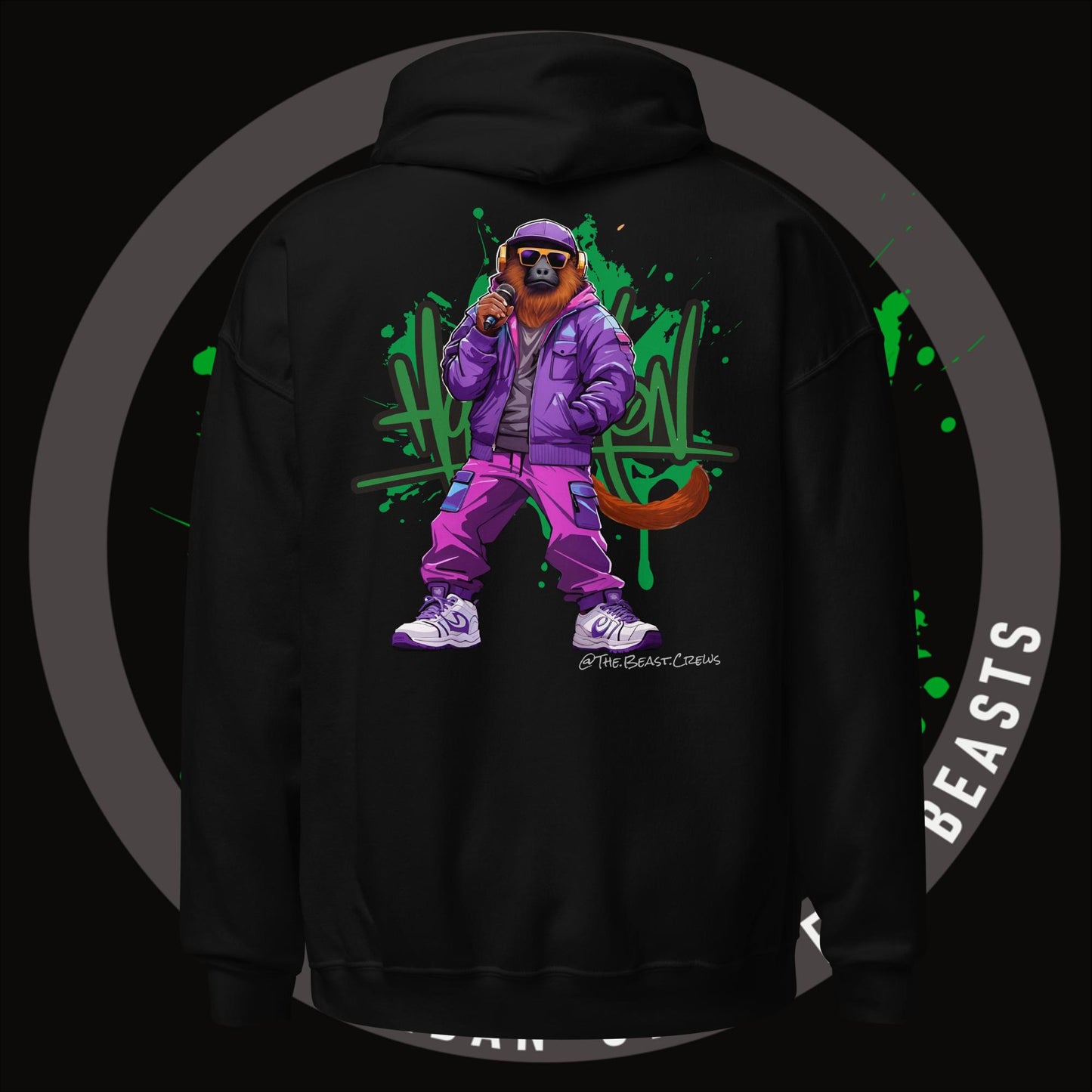 Howler Monkey Full Color - Unisex Hoodie