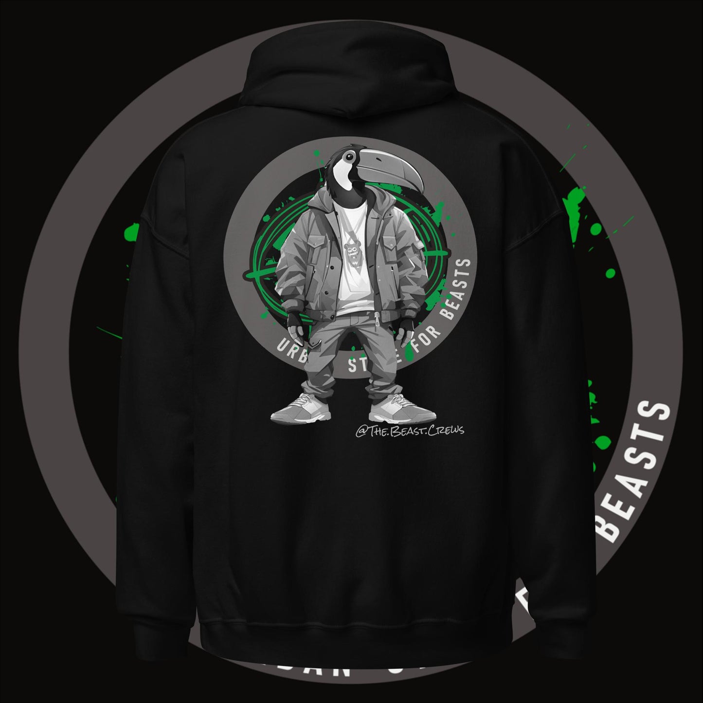 Toucan Grayscale - Unisex Hoodie