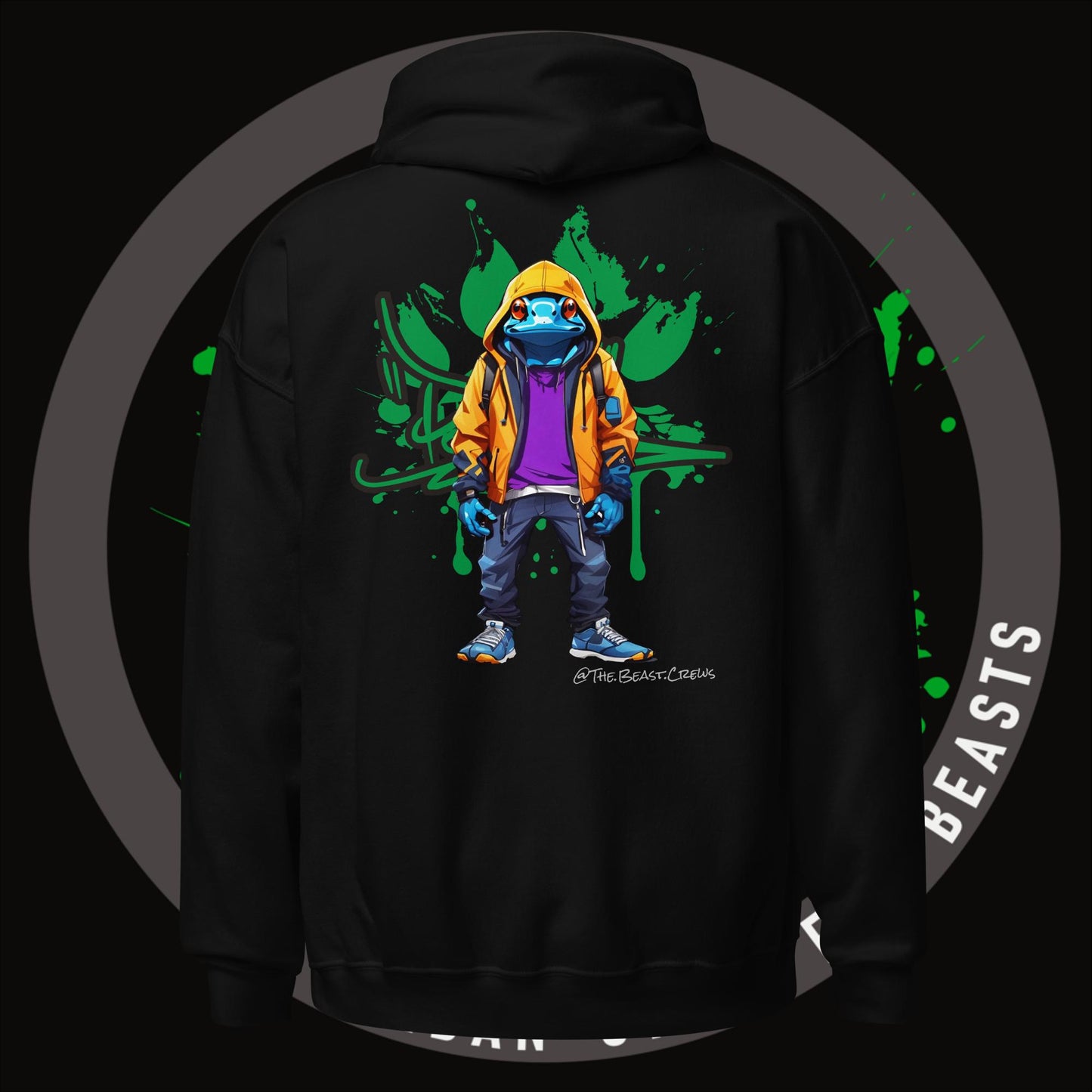 Poison Dart Frog Full Color - Unisex Hoodie