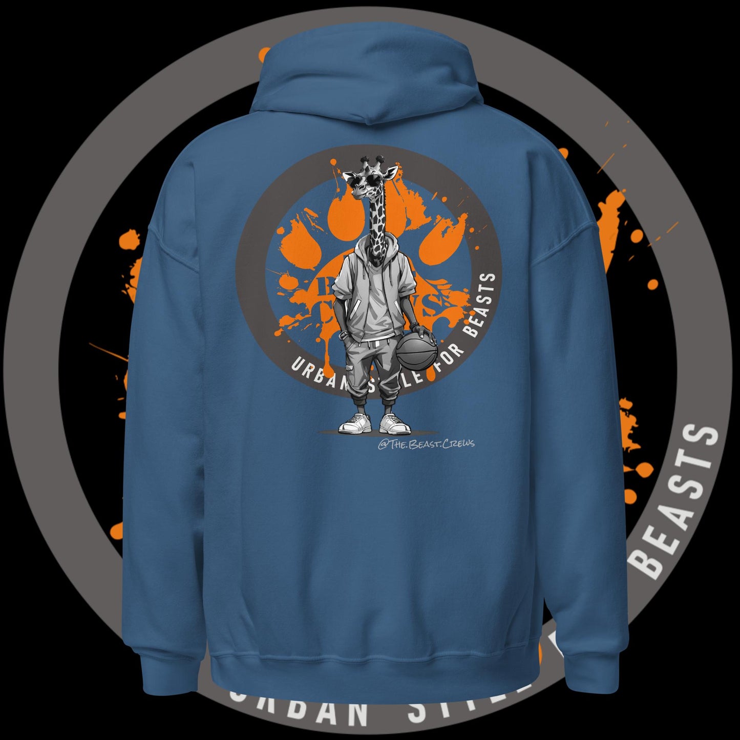 Giraffe Grayscale - Unisex Hoodie