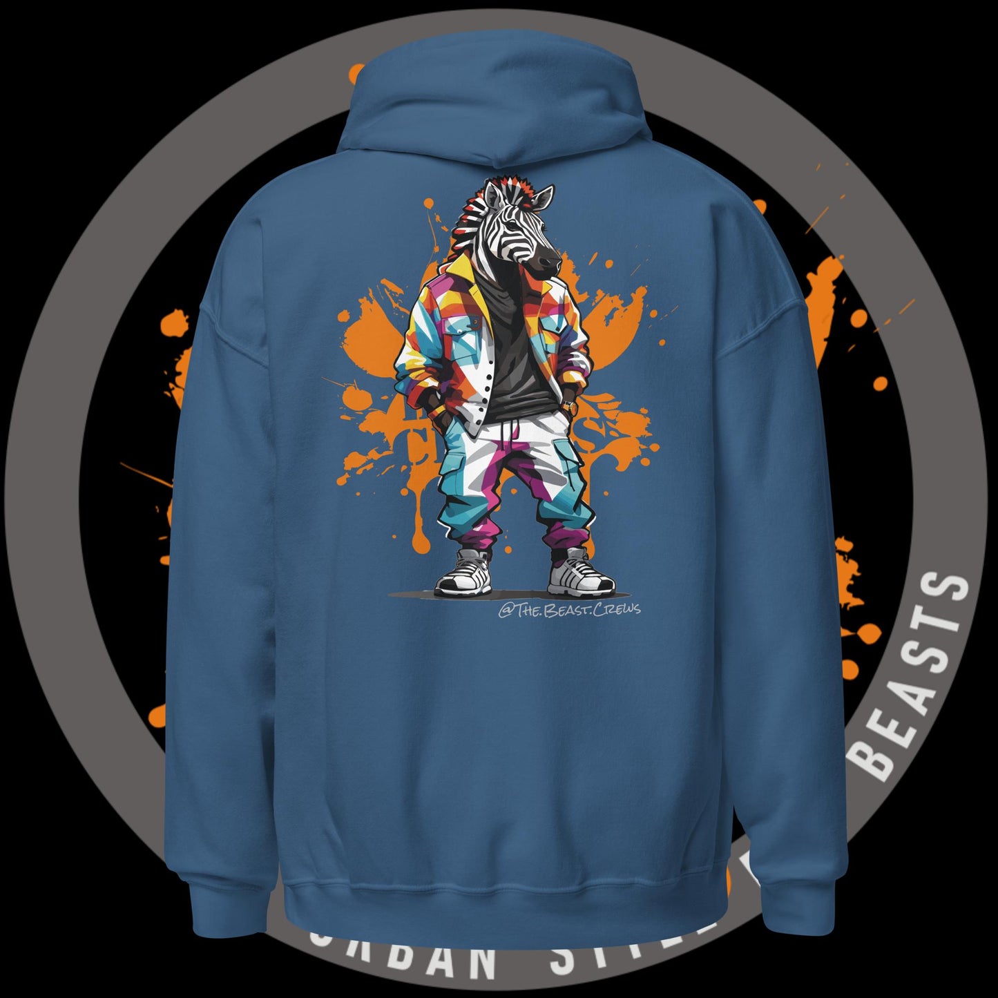 Zebra Full Color - Unisex Hoodie