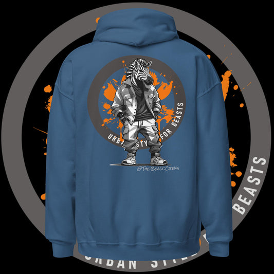 Zebra Grayscale - Unisex Hoodie