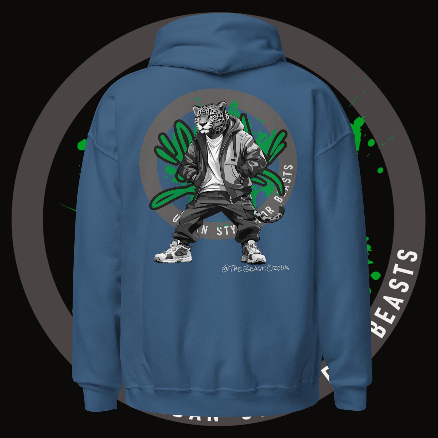 Jaguar Grayscale - Unisex Hoodie