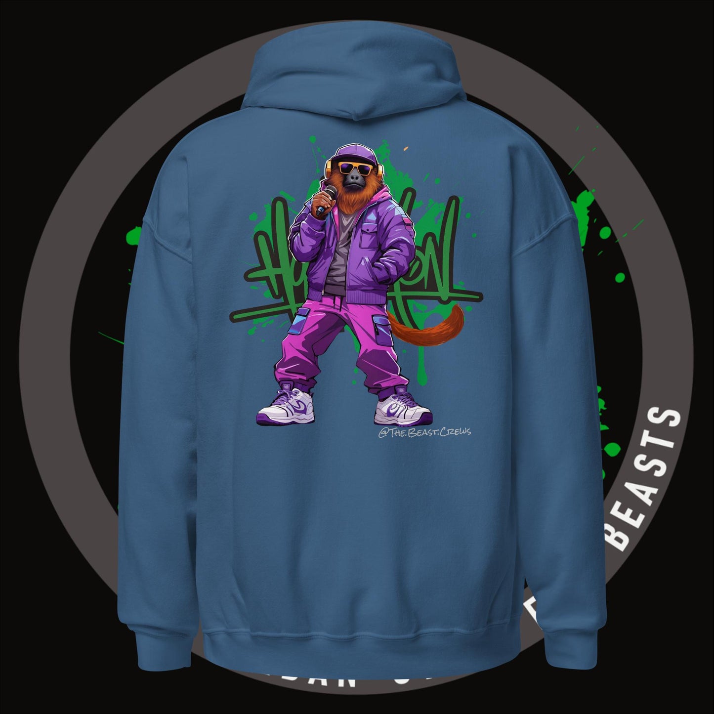 Howler Monkey Full Color - Unisex Hoodie