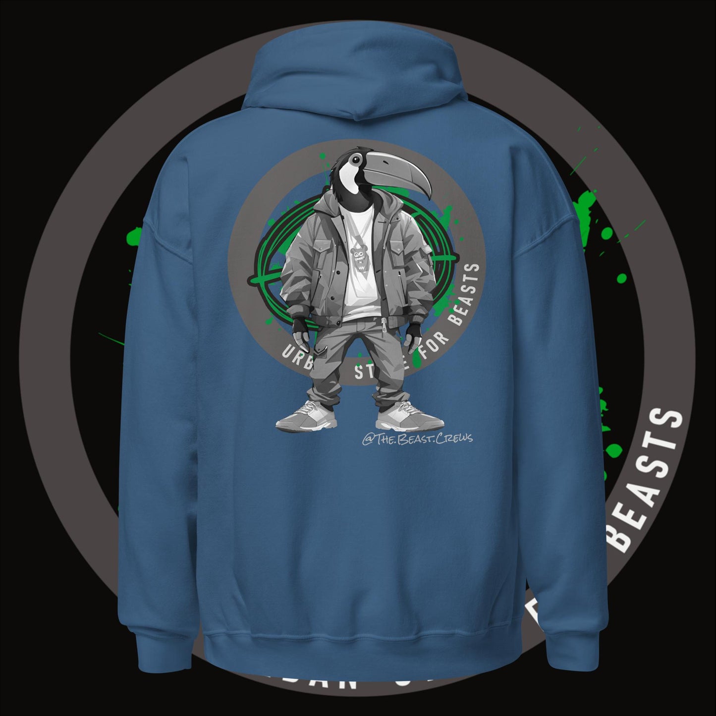 Toucan Grayscale - Unisex Hoodie