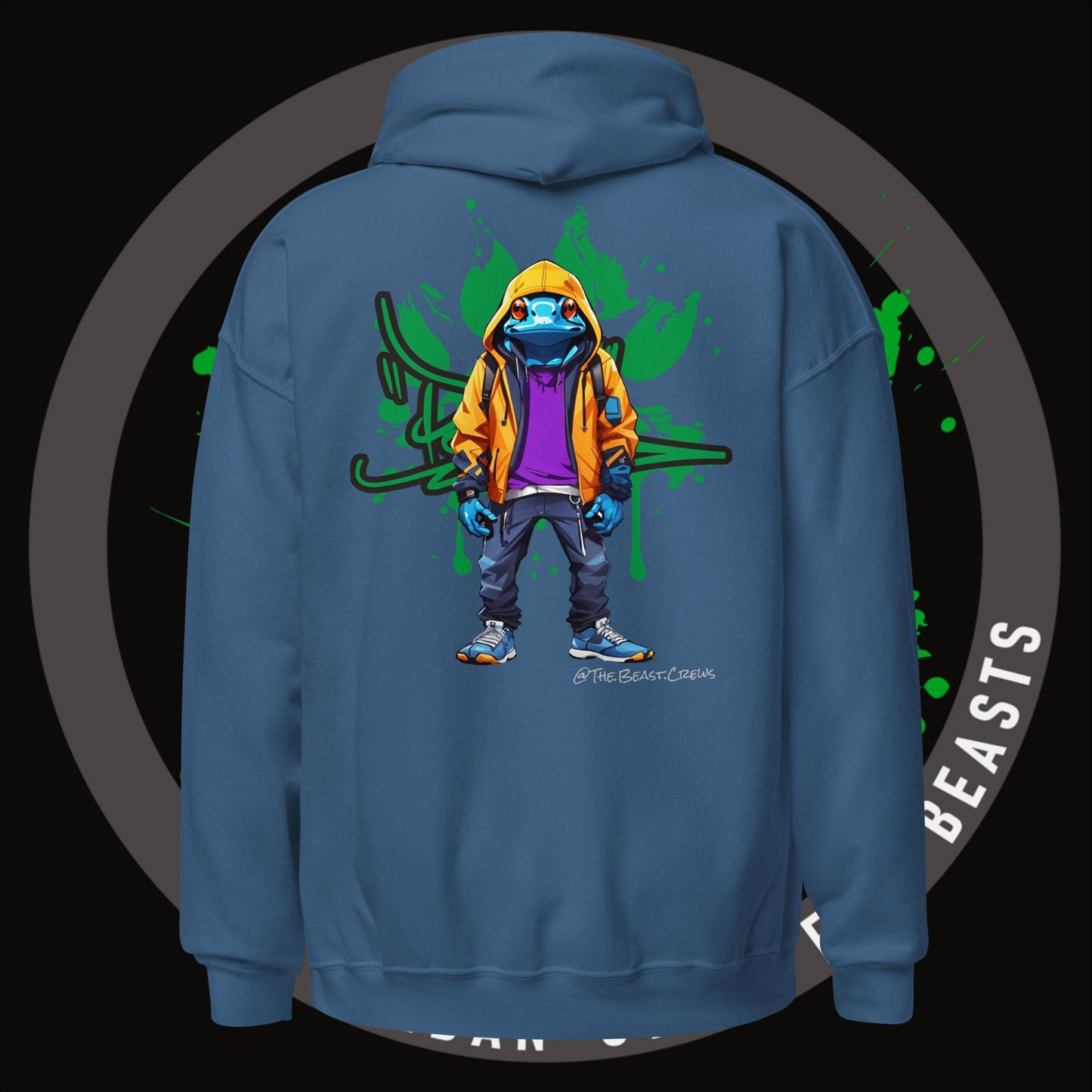 Poison Dart Frog Full Color - Unisex Hoodie