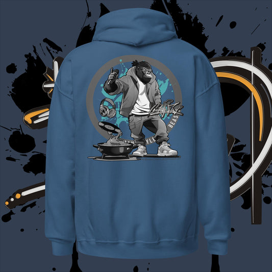 Cooking Flow Grayscale - Unisex Hoodie