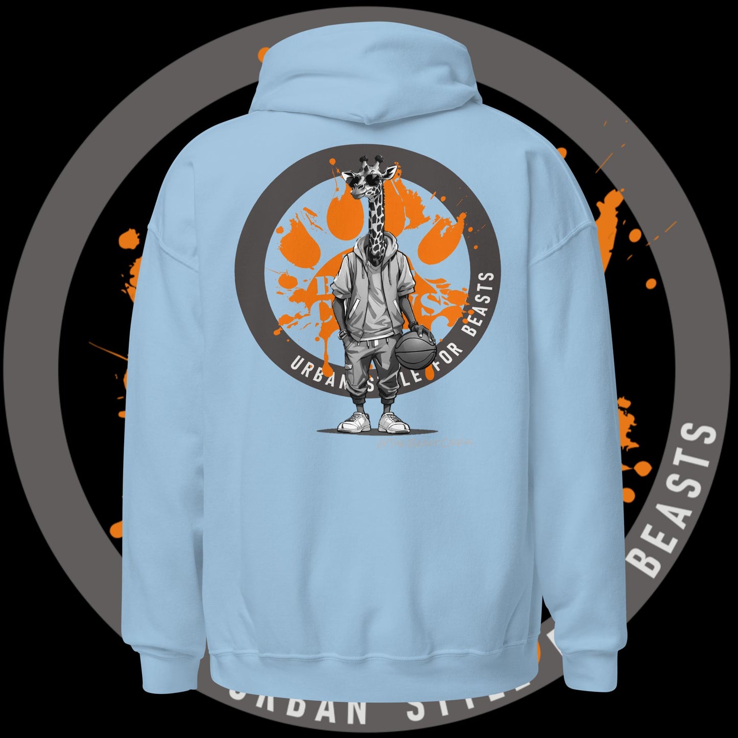 Giraffe Grayscale - Unisex Hoodie