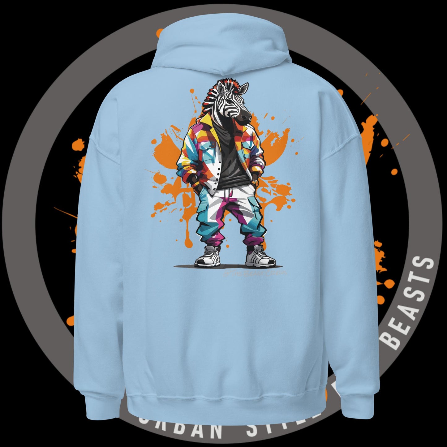 Zebra Full Color - Unisex Hoodie