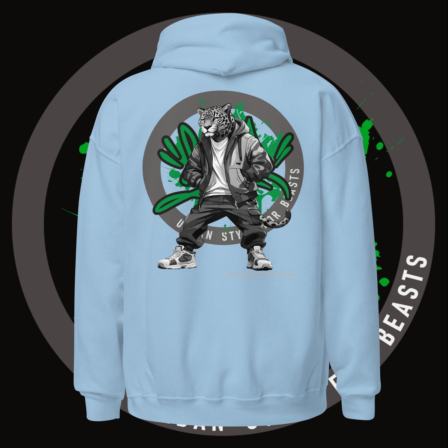 Jaguar Grayscale - Unisex Hoodie