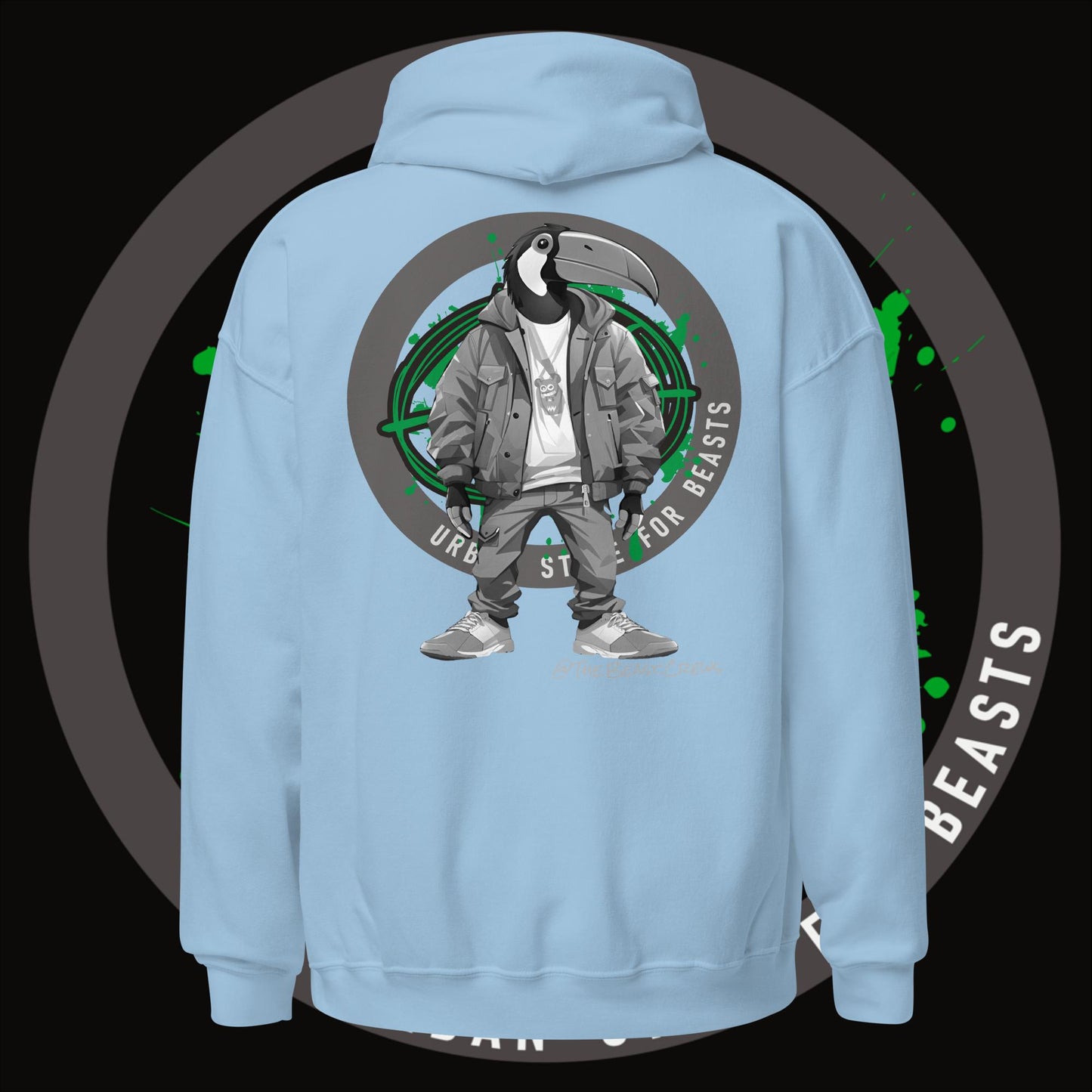 Toucan Grayscale - Unisex Hoodie