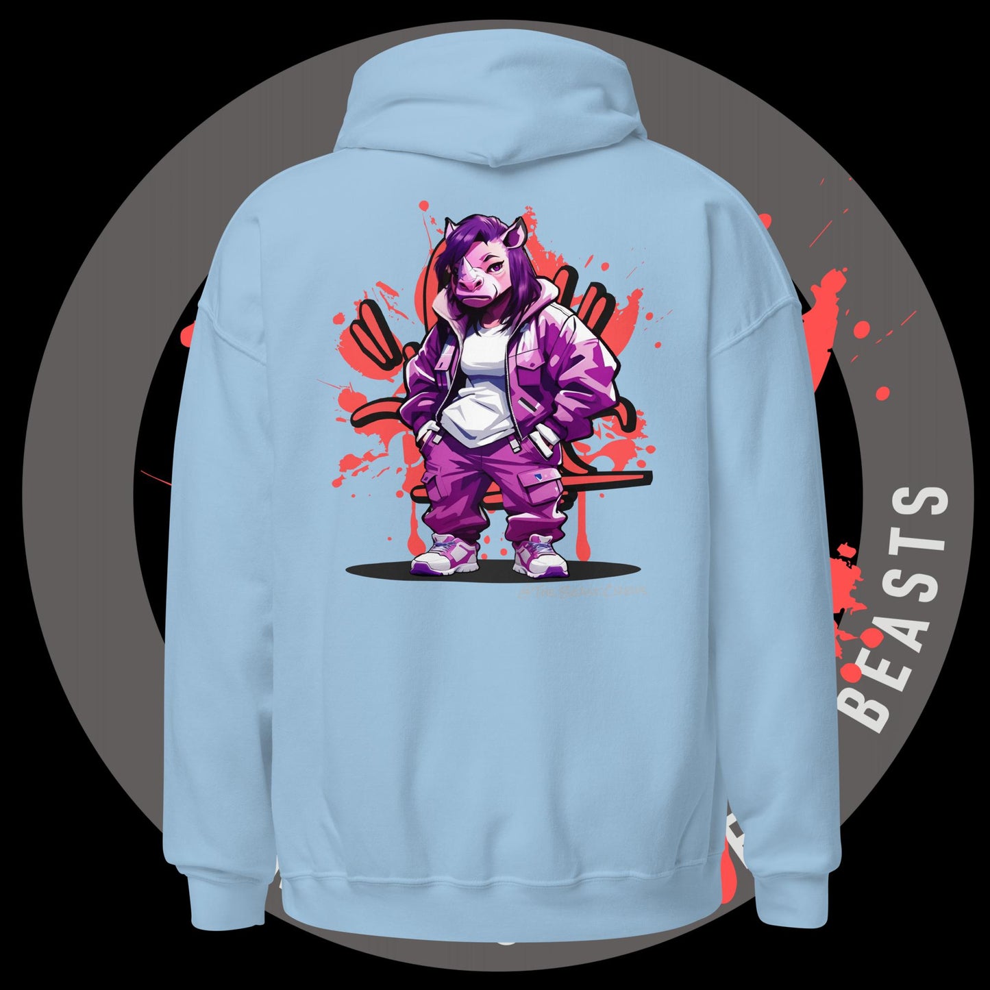 Rhino Queen Full Color - Unisex Hoodie