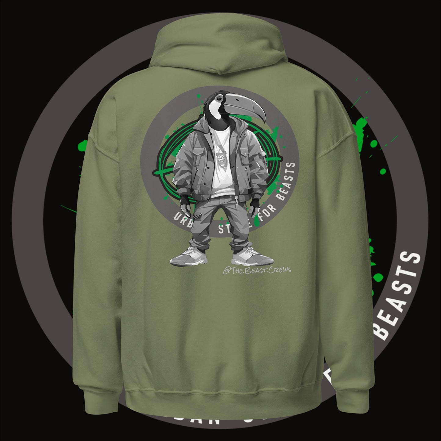 Toucan Grayscale - Unisex Hoodie