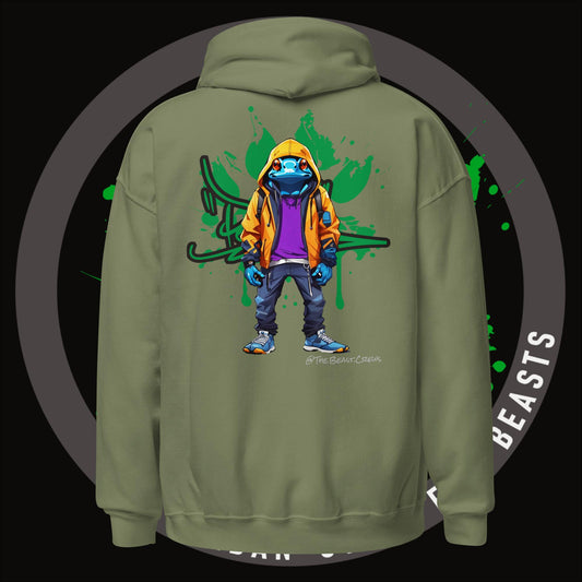 Poison Dart Frog Full Color - Unisex Hoodie