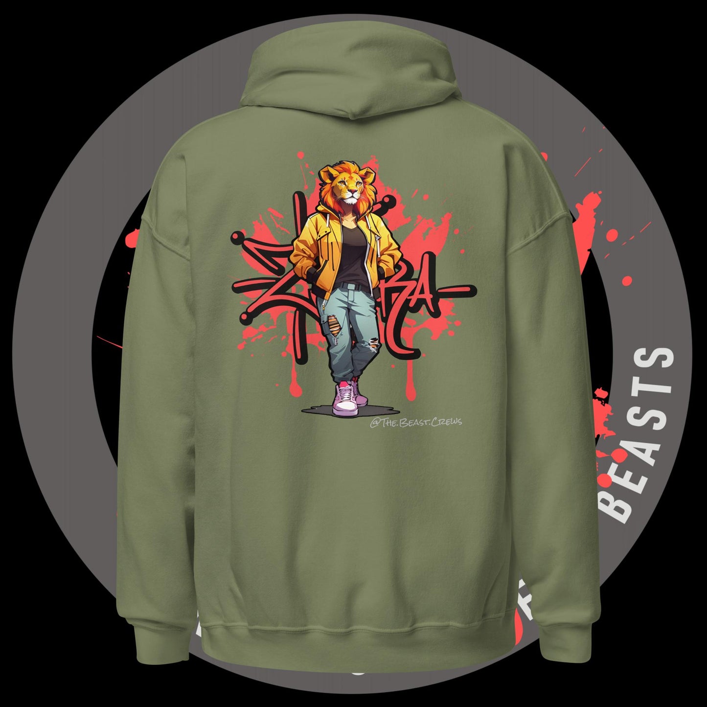 Lioness Queen Full Color - Unisex Hoodie