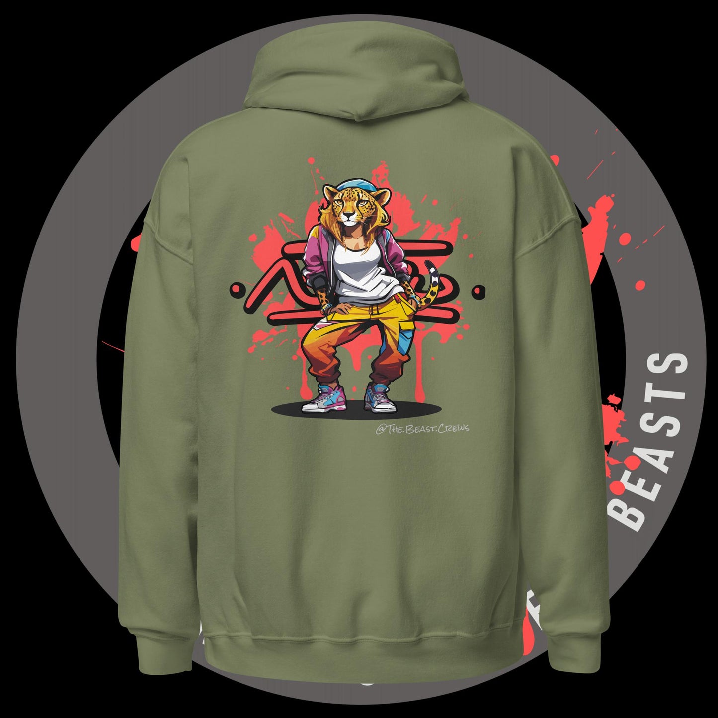 Cheetah Queen Full Color - Unisex Hoodie