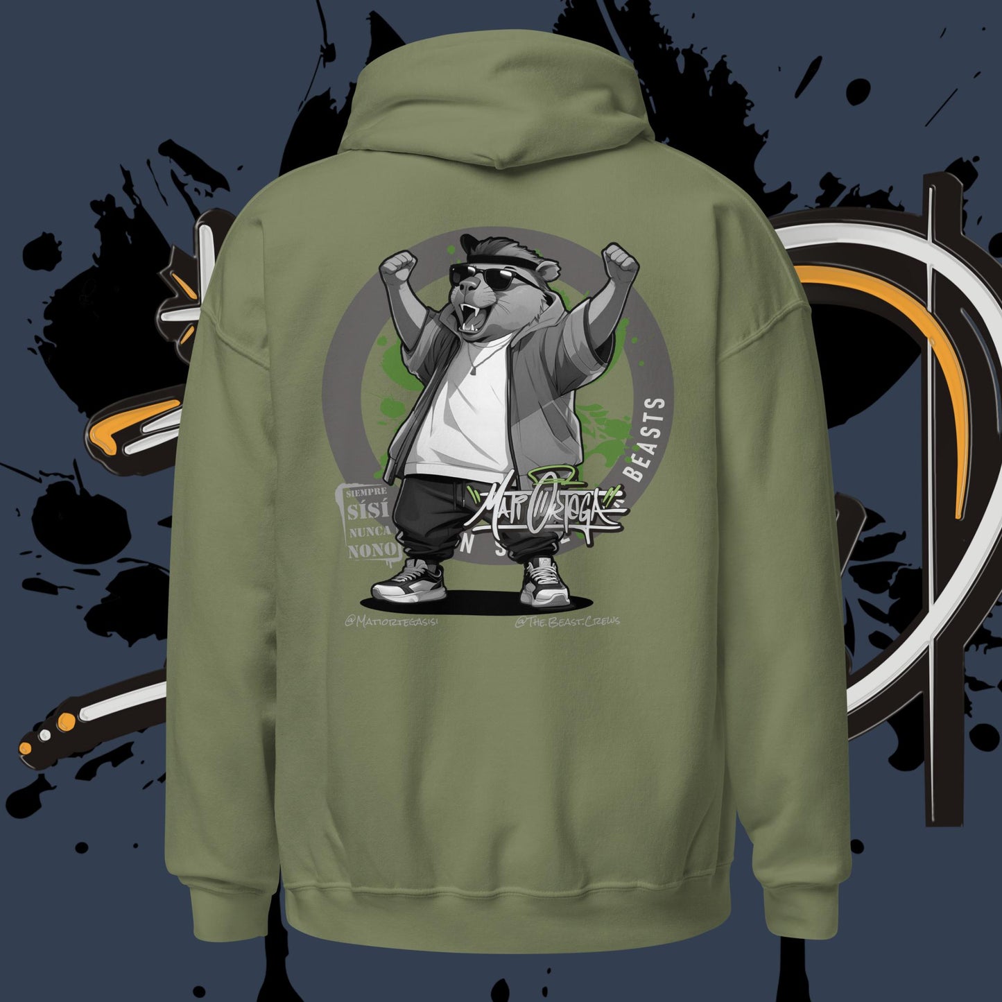 Mati Ortega Gray - Unisex Hoodie