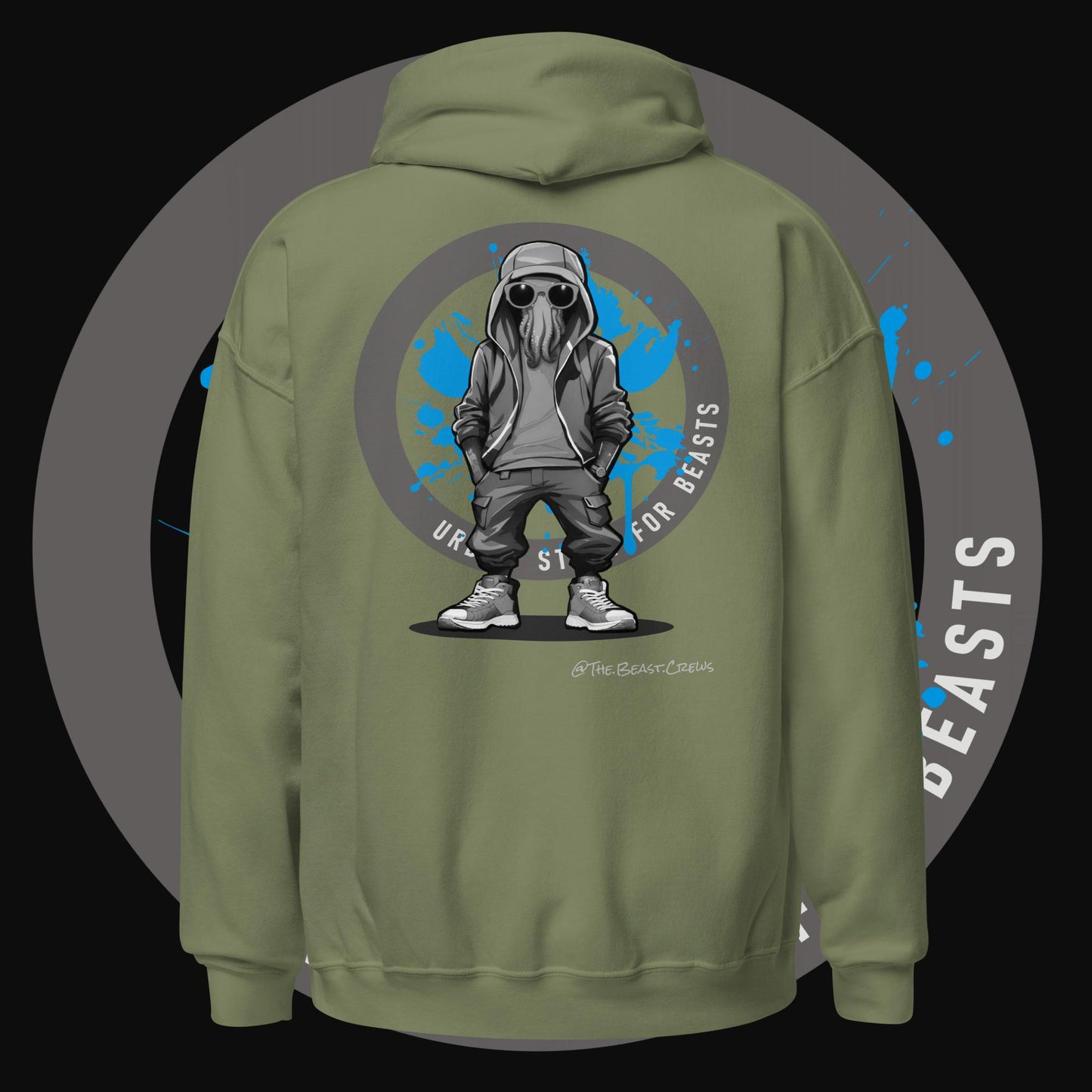 Octopus Grayscale - Unisex Hoodie