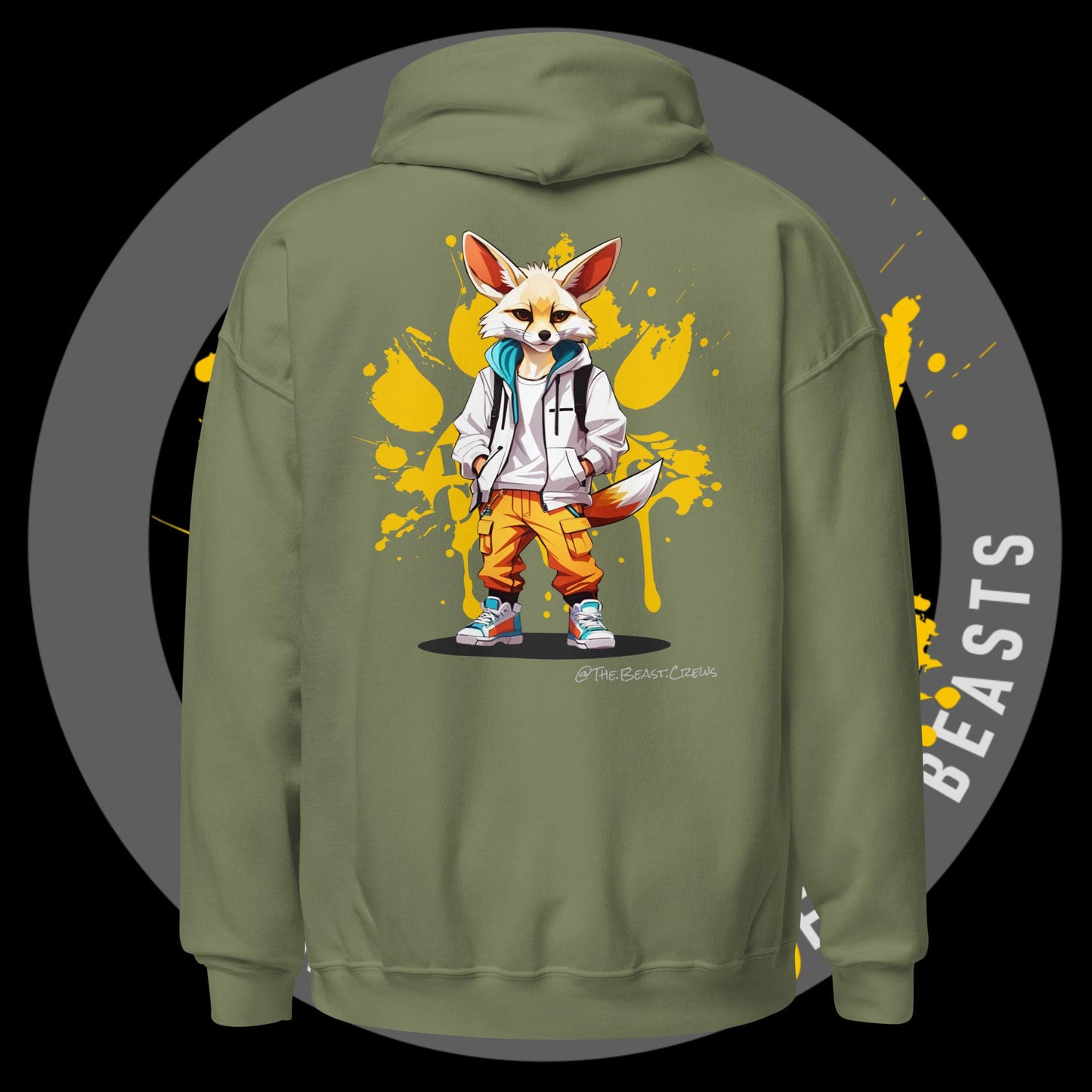 Unisex Hoodie - Fenec Fox