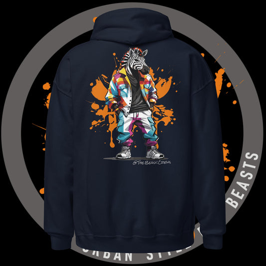 Zebra Full Color - Unisex Hoodie