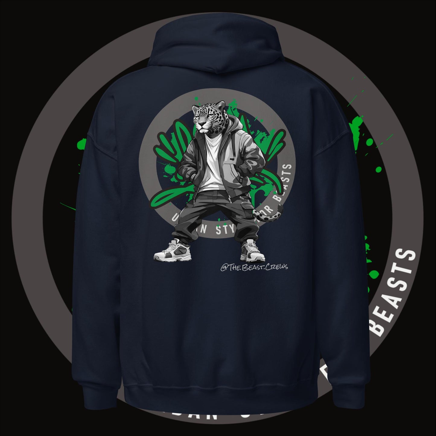 Jaguar Grayscale - Unisex Hoodie