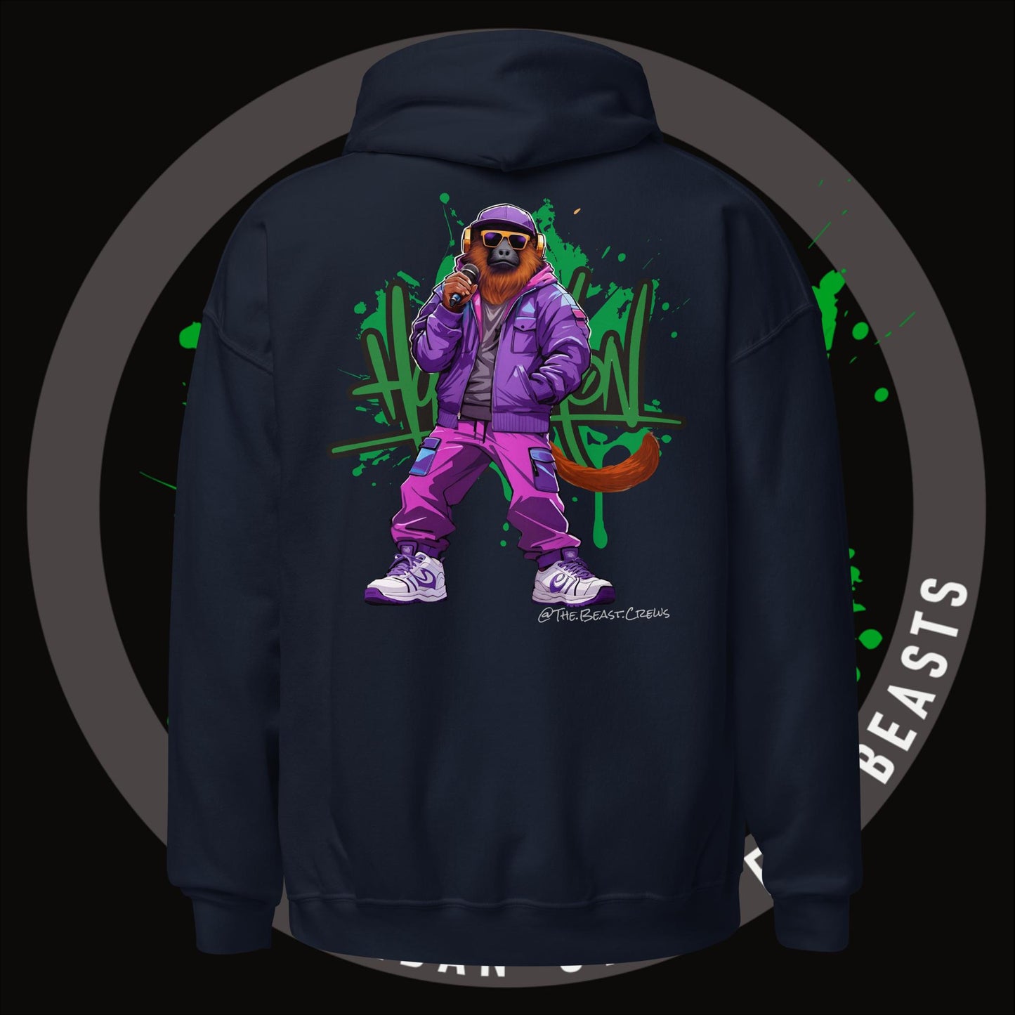 Howler Monkey Full Color - Unisex Hoodie