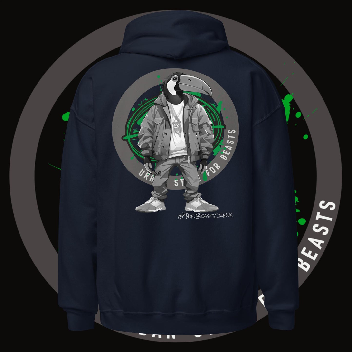 Toucan Grayscale - Unisex Hoodie