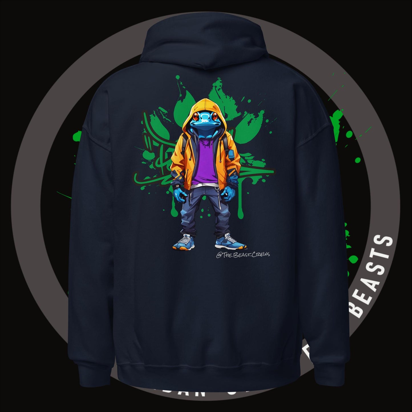 Poison Dart Frog Full Color - Unisex Hoodie