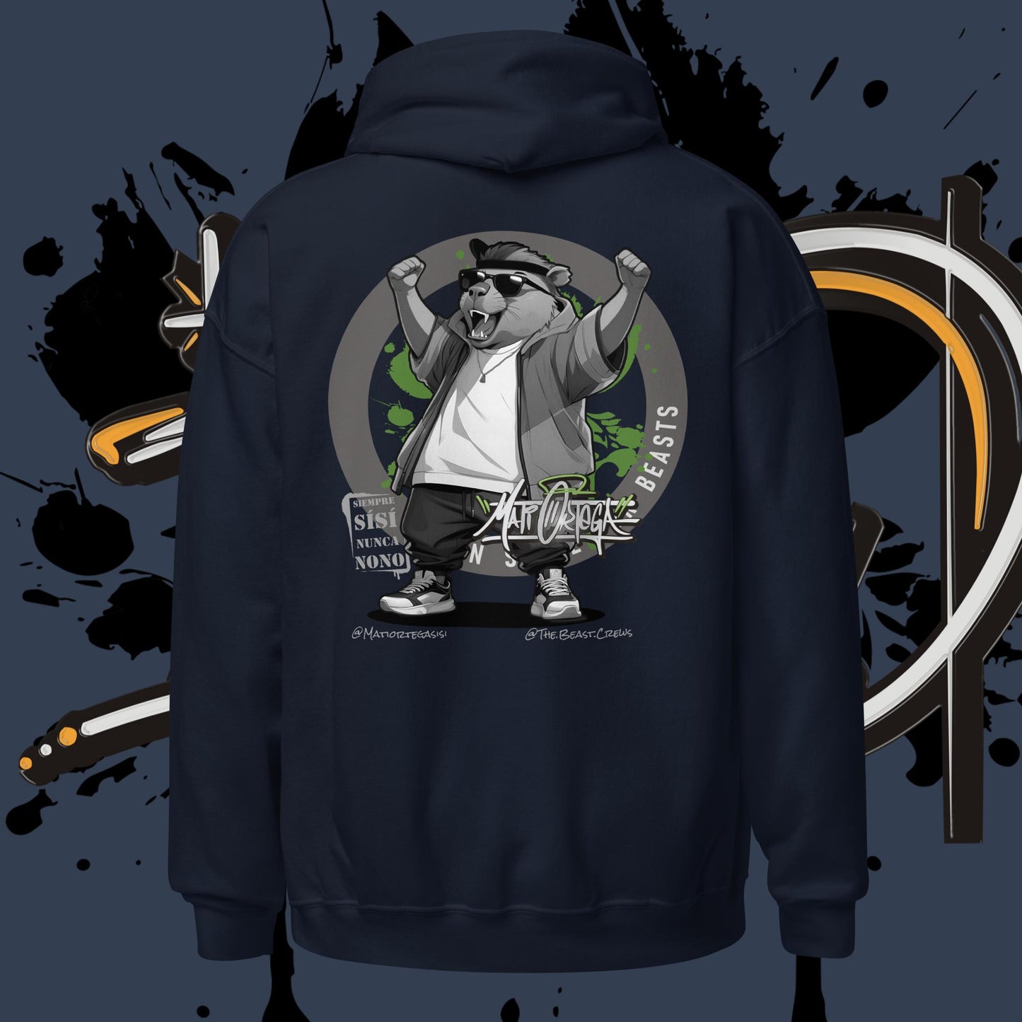 Mati Ortega Gray - Unisex Hoodie