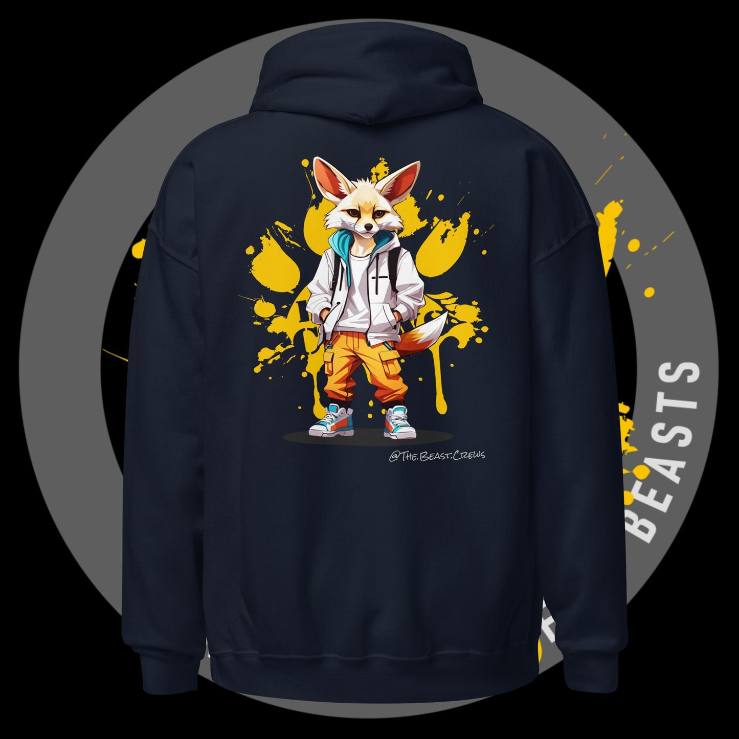 Unisex Hoodie - Fenec Fox