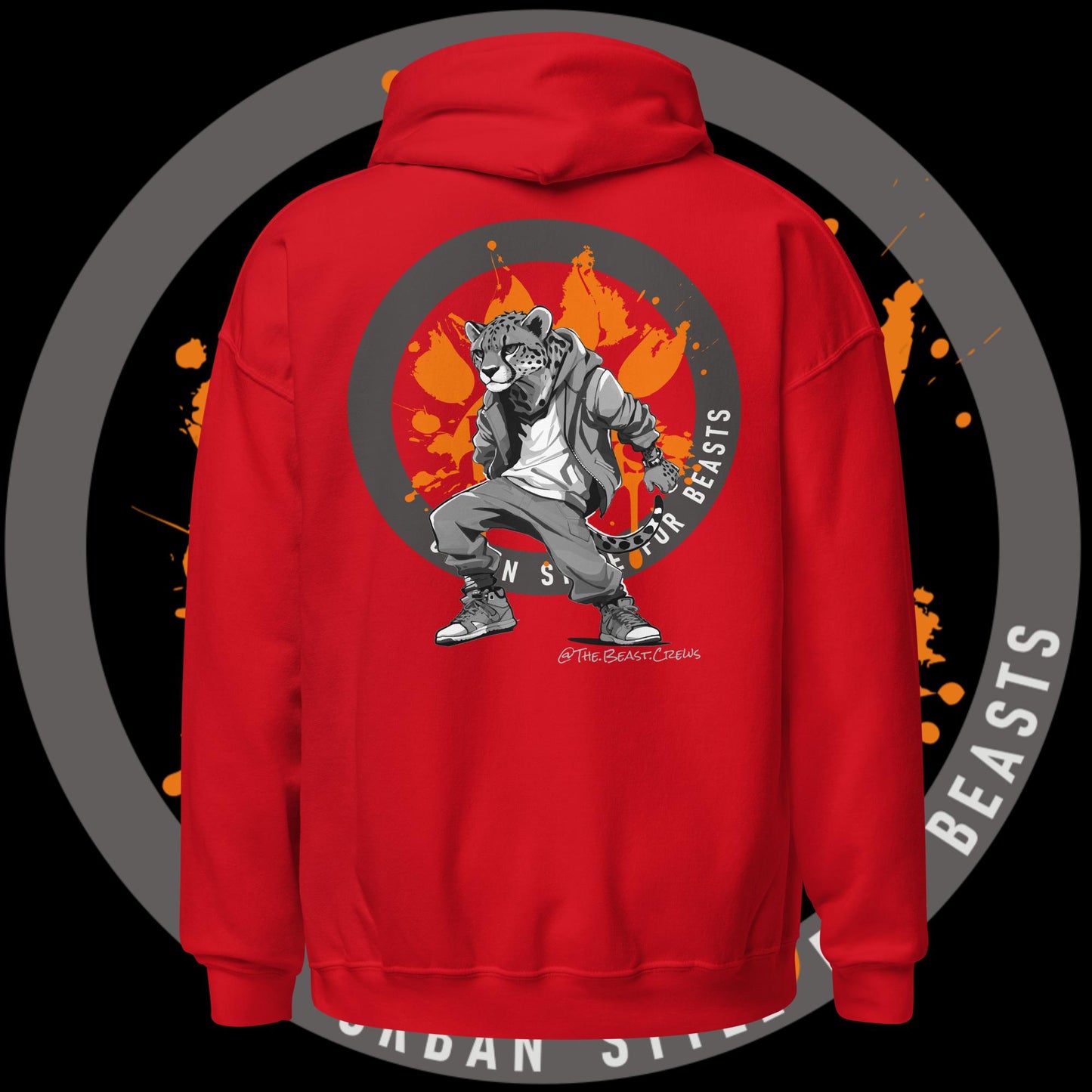 Cheetah Grayscale - Unisex Hoodie