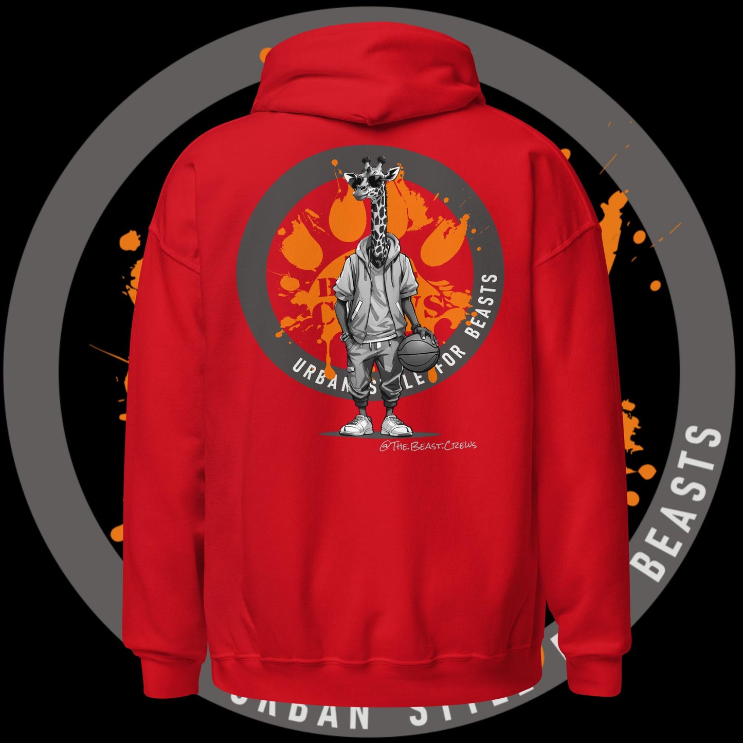 Giraffe Grayscale - Unisex Hoodie