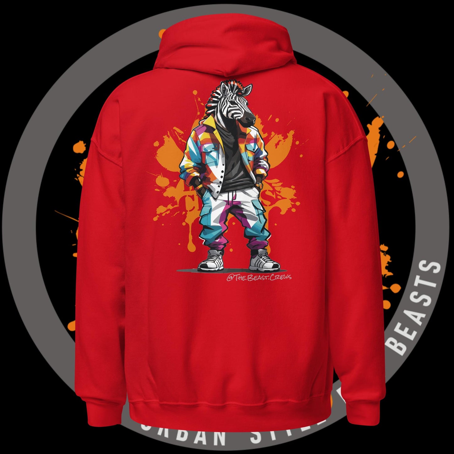 Zebra Full Color - Unisex Hoodie