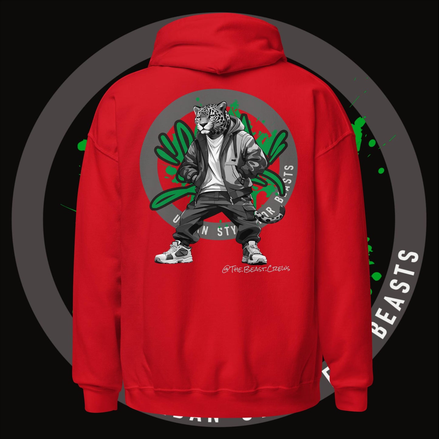 Jaguar Grayscale - Unisex Hoodie