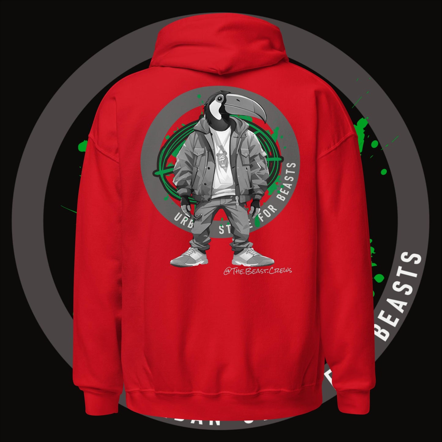 Toucan Grayscale - Unisex Hoodie