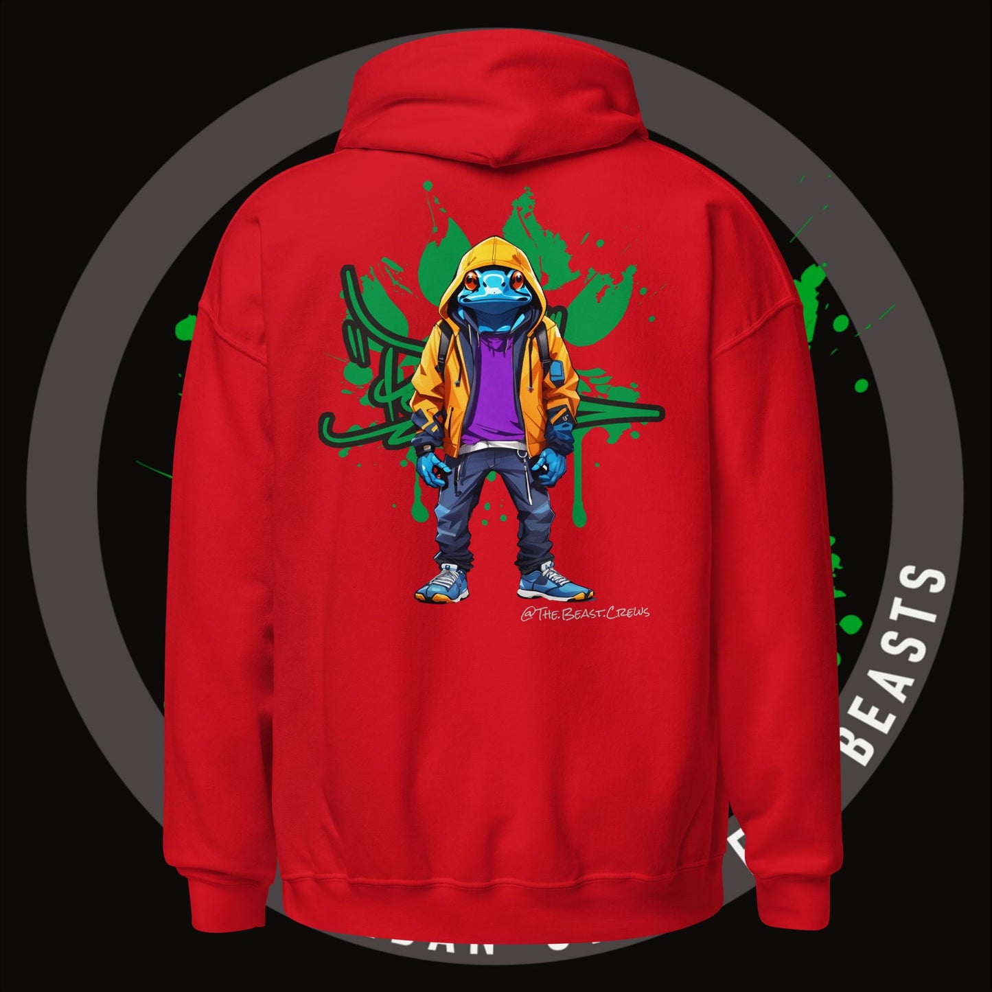 Poison Dart Frog Full Color - Unisex Hoodie