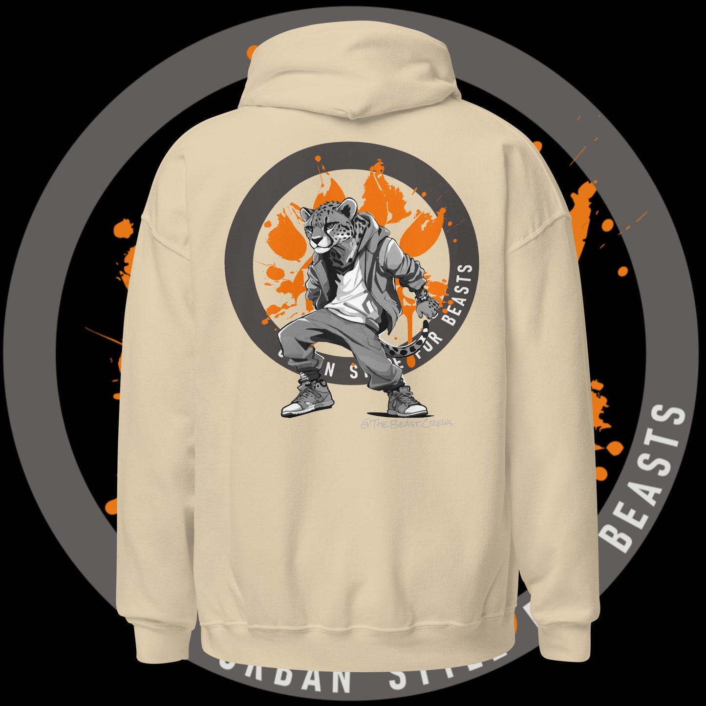 Cheetah Grayscale - Unisex Hoodie