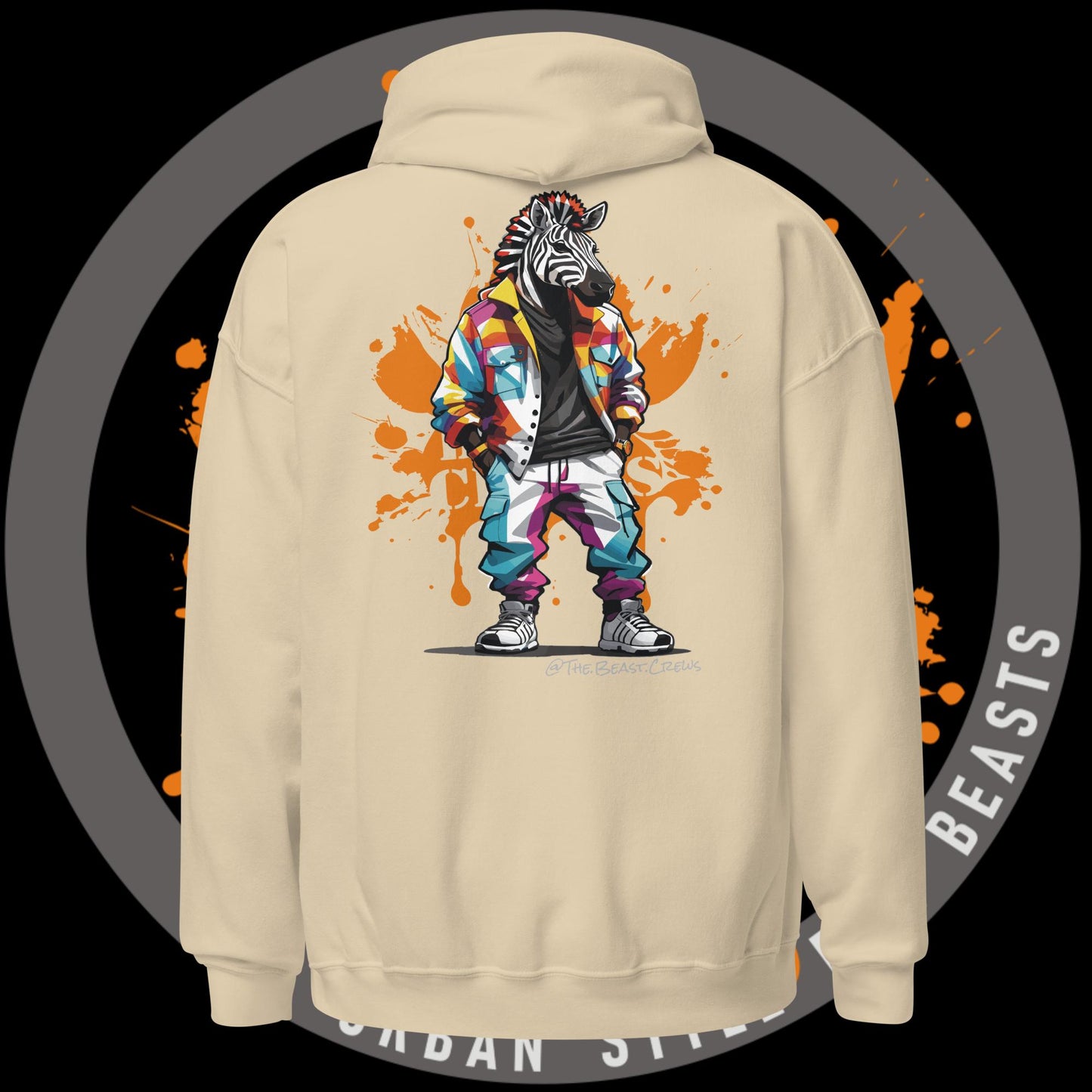 Zebra Full Color - Unisex Hoodie
