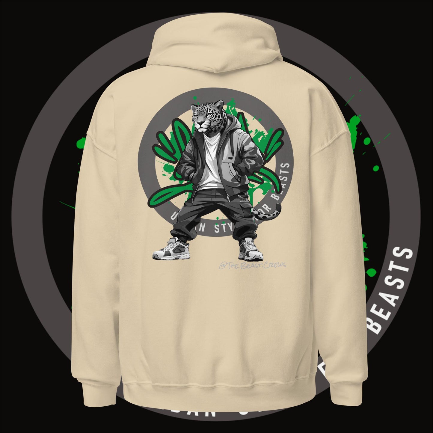 Jaguar Grayscale - Unisex Hoodie