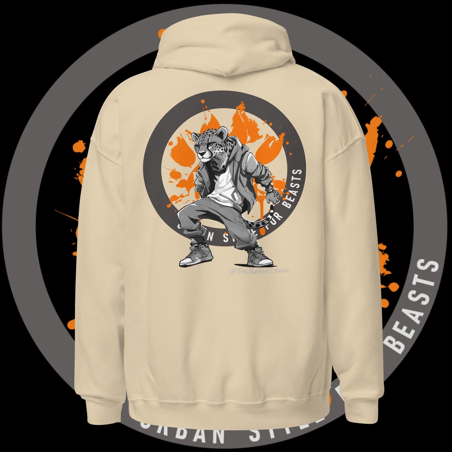 Cheetah Grayscale - Unisex Hoodie