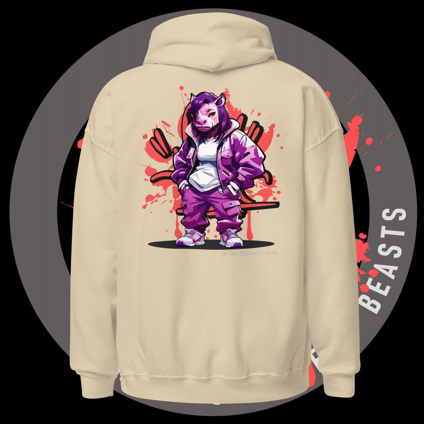 Rhino Queen Full Color - Unisex Hoodie