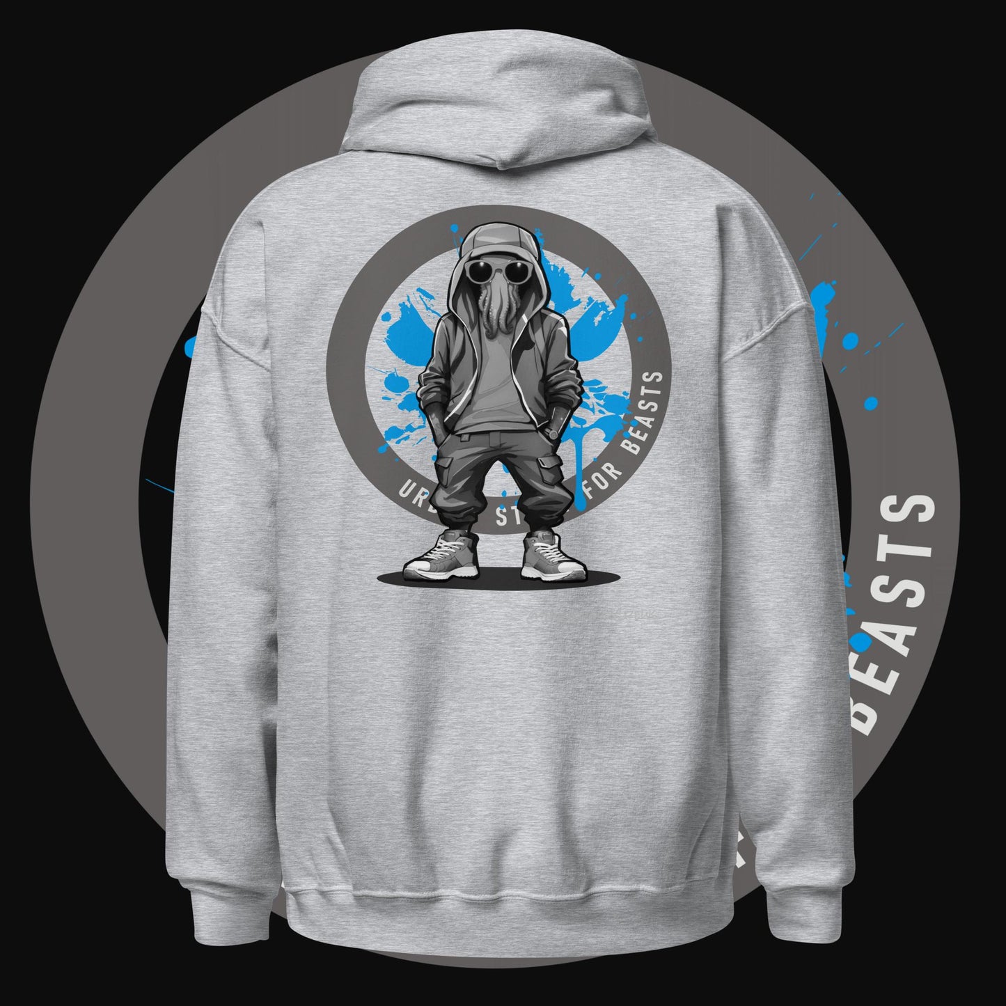 Octopus Grayscale - Unisex Hoodie