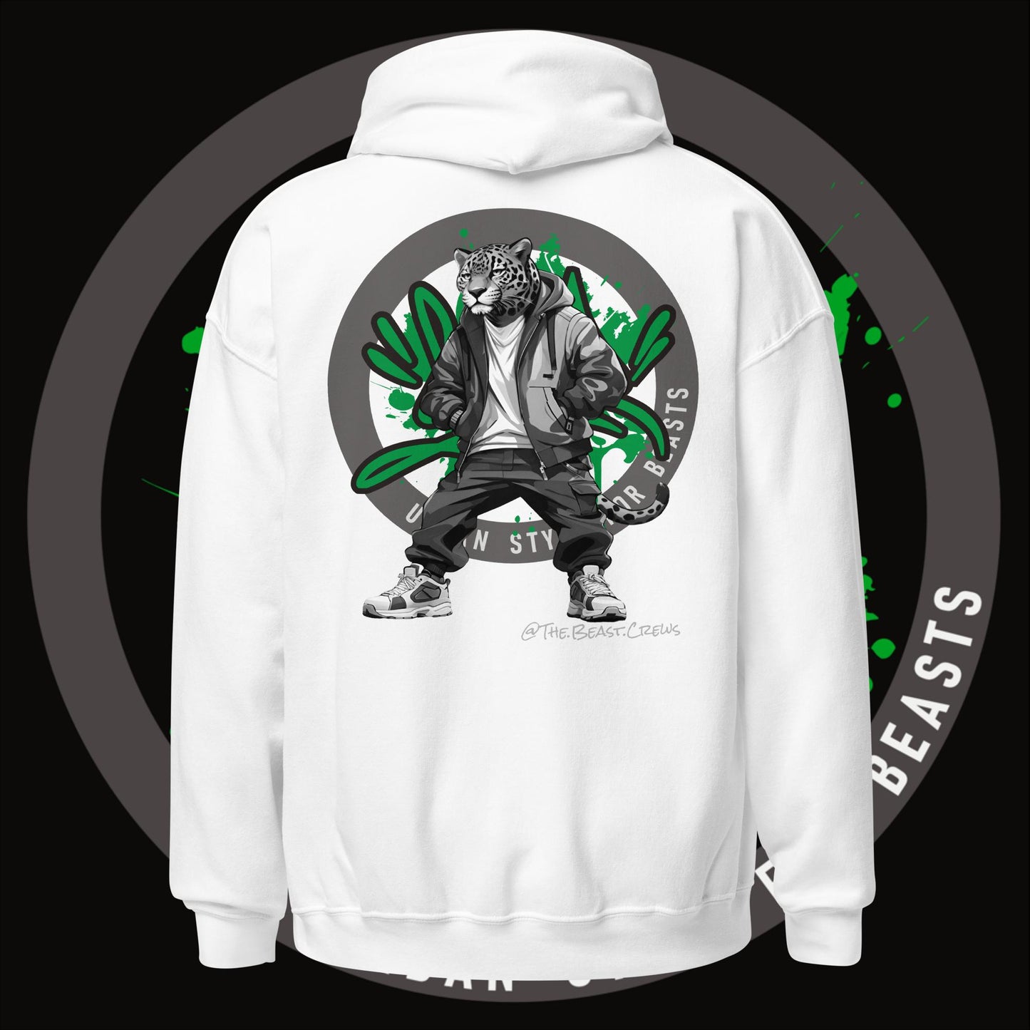 Jaguar Grayscale - Unisex Hoodie