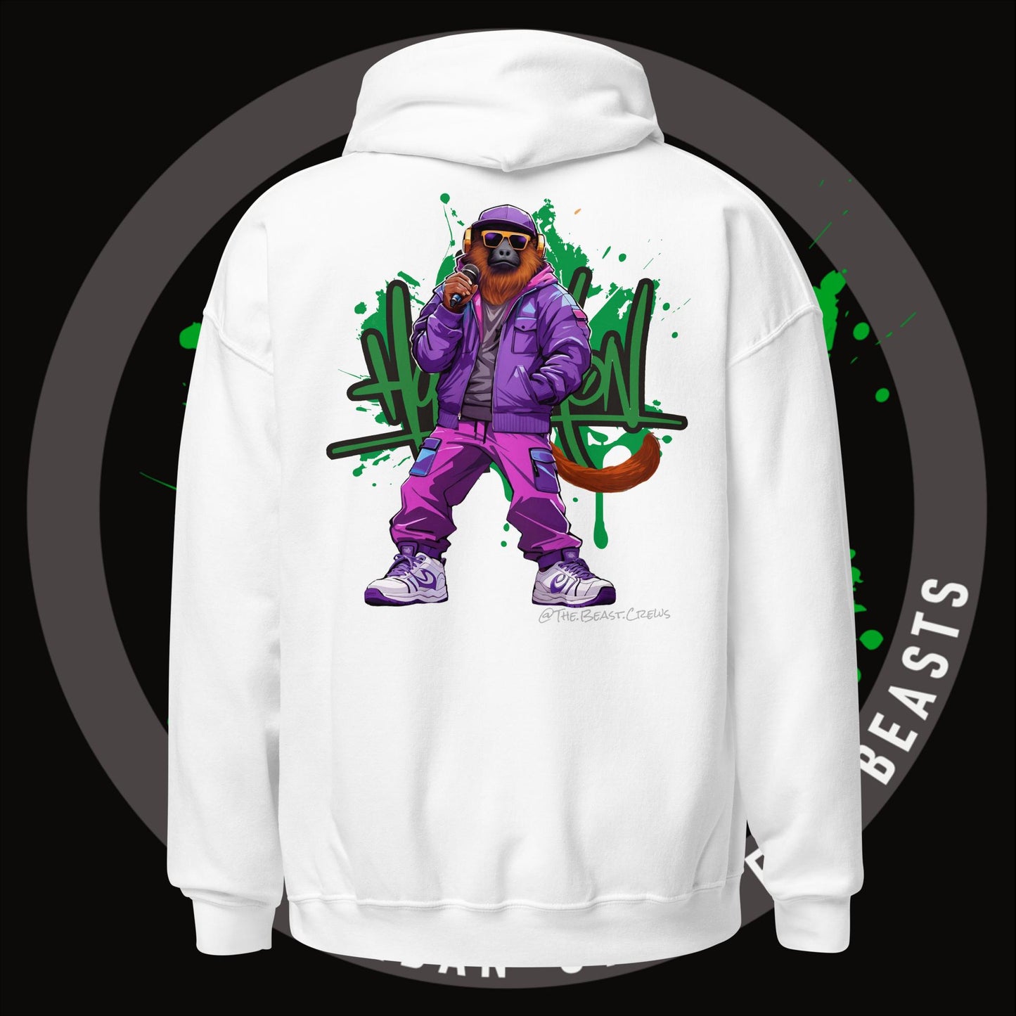 Howler Monkey Full Color - Unisex Hoodie