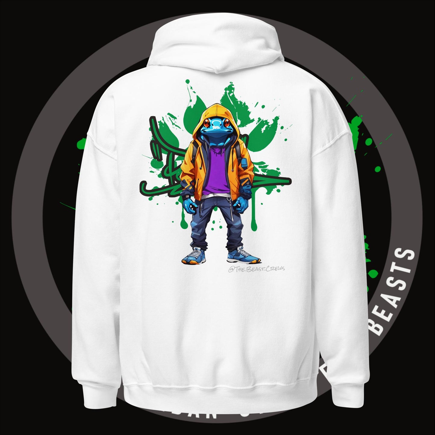 Poison Dart Frog Full Color - Unisex Hoodie
