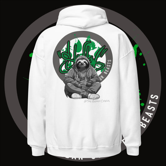 Sloth Grayscale - Unisex Hoodie